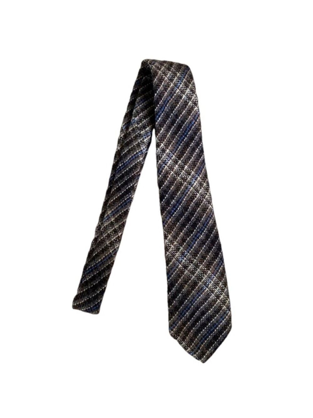 Vintage Craigmill Tie Shetland 100% Wool Made in Scotland 53”X3”